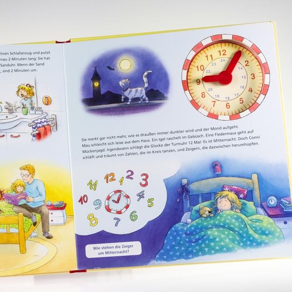 Produktbild: Conni-Pappbilderbuch: Conni lernt die Uhrzeit