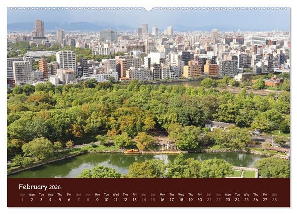 Produktbild: Japan - modern and traditional (High Quality Premium Wall Calendar 2026 DIN A2 landscape),CALVENDO 12 Month Wall Calendar