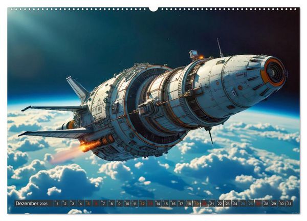 Produktbild: Generationsraumschiffe (Wandkalender 2026 DIN A2 quer), CALVENDO Monatskalender