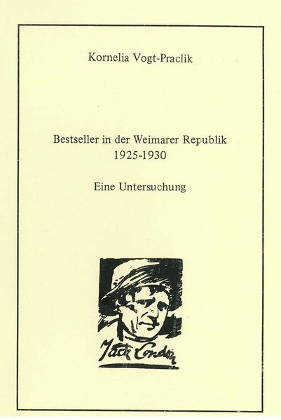 Produktbild: Bestseller in der Weimarer Republik 1925 - 1930
