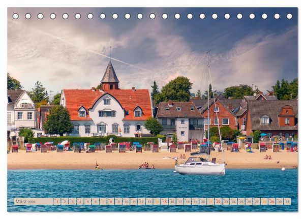 Produktbild: Nordsee-Urlaub (Tischkalender 2026 DIN A5 quer), CALVENDO Monatskalender