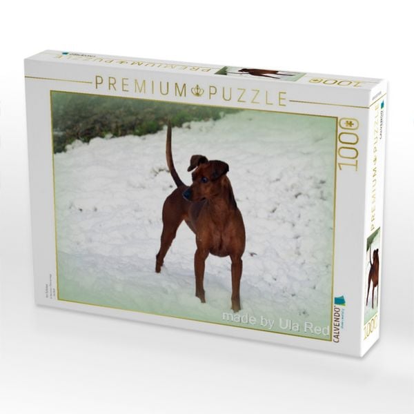 Produktbild: CALVENDO Puzzle Im Schnee | 1000 Teile Lege-Gr&ouml;&szlig;e 64x48cm Foto-Puzzle f&uuml;r gl&uuml;ckliche Stunden