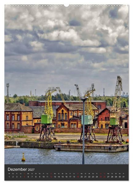 Produktbild: Stettin Szczecin (Wandkalender 2027 DIN A2 hoch), CALVENDO Monatskalender