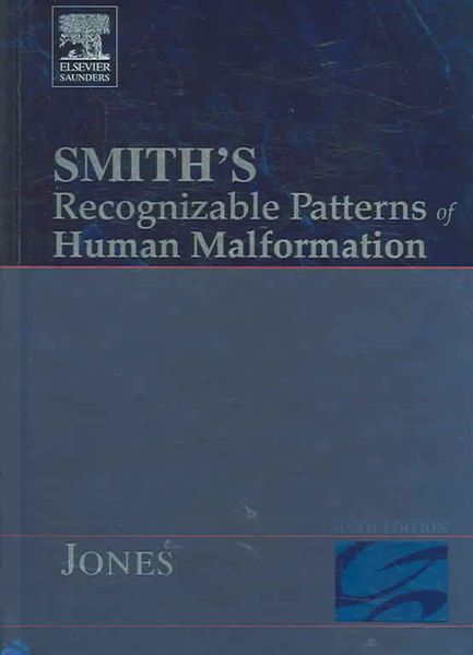 Produktbild: Smith's Recognizable Patterns Of Human Malformation