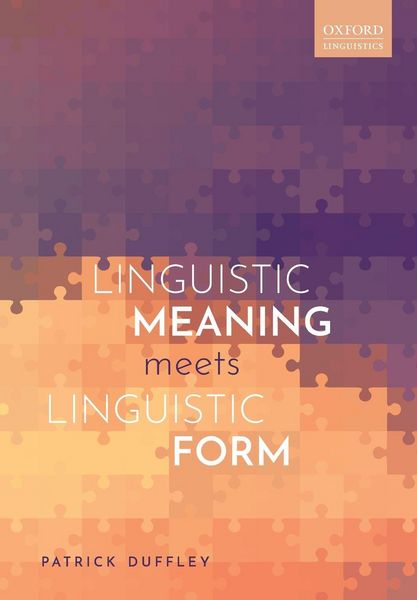 Produktbild: Linguistic Meaning Meets Linguist Form P