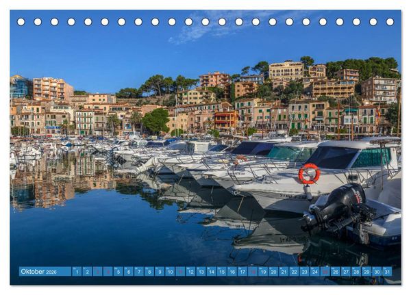 Produktbild: Mallorca, Sehnsuchtsinsel im Mittelmeer (Tischkalender 2026 DIN A5 quer), CALVENDO Monatskalender