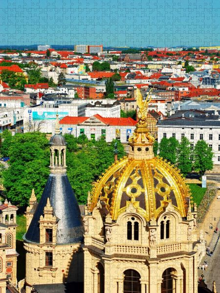 Produktbild: CALVENDO Puzzle SCH&Ouml;NES SCHWERIN | 1000 Teile Lege-Gr&ouml;&szlig;e 64x48cm Foto-Puzzle f&uuml;r gl&uuml;ckliche Stunden