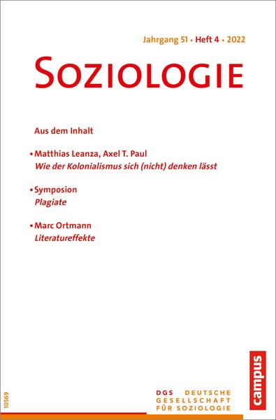 Produktbild: Soziologie 04/2022
