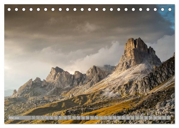 Produktbild: Herbst in den Dolomiten (Tischkalender 2026 DIN A5 quer), CALVENDO Monatskalender