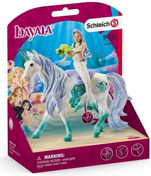 Produktbild: schleich&reg; 42509 Meerjungfrau auf Meereseinhorn