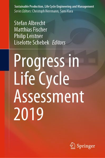 Produktbild: Progress in Life Cycle Assessment 2019
