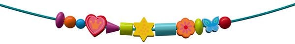 Produktbild: HABA 2012247001 - Jewelry Fun, F&auml;delspiel Schmuckst&uuml;cke, 63-teilig