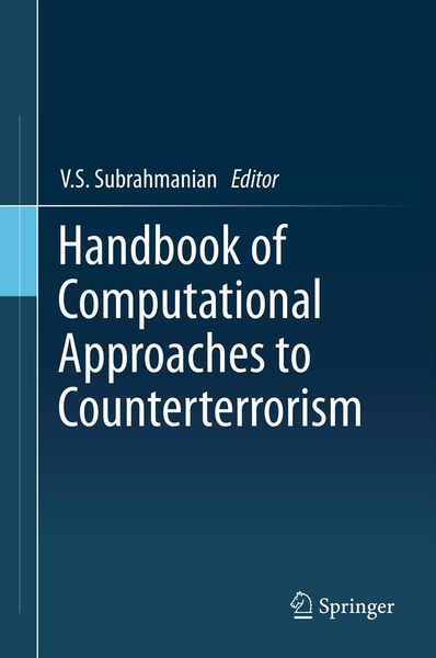 Produktbild: Handbook of Computational Approaches to Counterterrorism