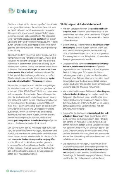 Produktbild: &Uuml;bungsmaterial f&uuml;r Vorschulkinder