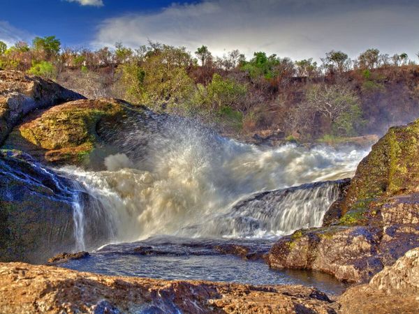 Produktbild: CALVENDO Puzzle Der Eingang zu Murchison Falls | 1000 Teile Lege-Gr&ouml;&szlig;e 64x48cm Foto-Puzzle f&uuml;r gl&uuml;ckliche Stunden