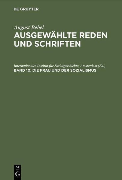 Produktbild: Die Frau und der Sozialismus
