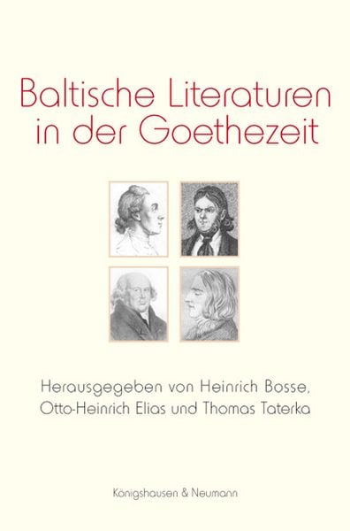 Produktbild: Baltische Literaturen in der Goethezeit