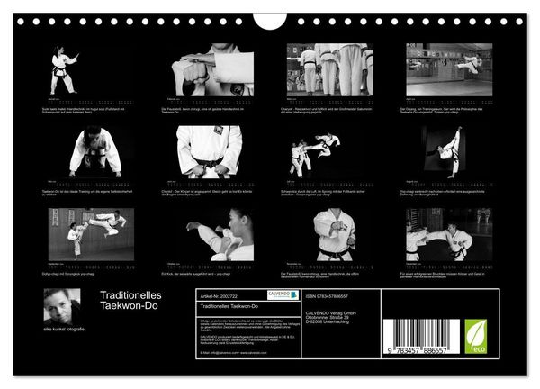 Produktbild: Traditionelles Taekwon-Do (Wandkalender 2026 DIN A4 quer), CALVENDO Monatskalender