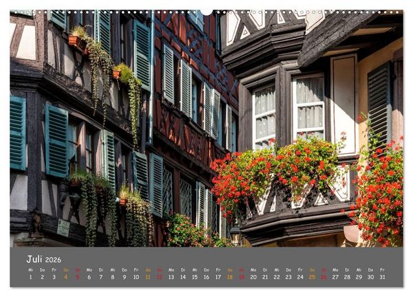 Produktbild: Eindr&uuml;cke aus dem Elsass (Wandkalender 2026 DIN A2 quer), CALVENDO Monatskalender