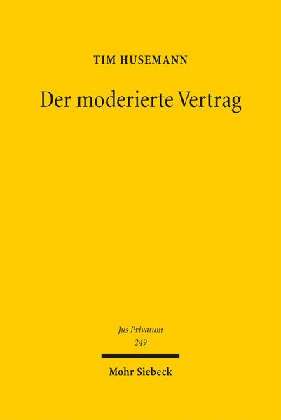Produktbild: Der moderierte Vertrag