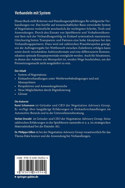 Produktbild: Verhandeln mit System