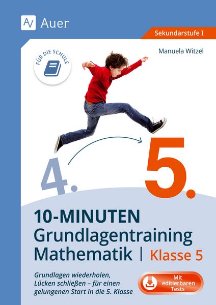 Produktbild: 10-Minuten-Grundlagentraining Mathematik Klasse 5
