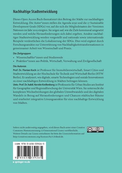 Produktbild: Nachhaltige Stadtentwicklung