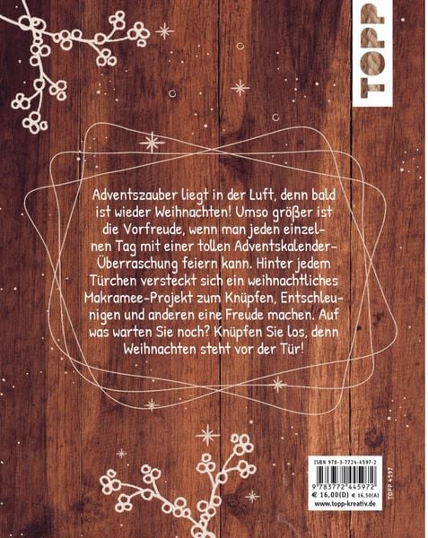 Produktbild: Makramee Adventskalender (Adventskalenderbuch)