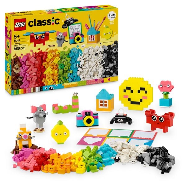 LEGO Classic Kreative Spaßbox, Spielzeug mit bunten Bausteinen 11042