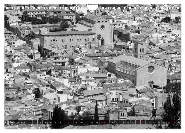 Produktbild: Mallorca monochrom (Wandkalender 2026 DIN A4 quer), CALVENDO Monatskalender