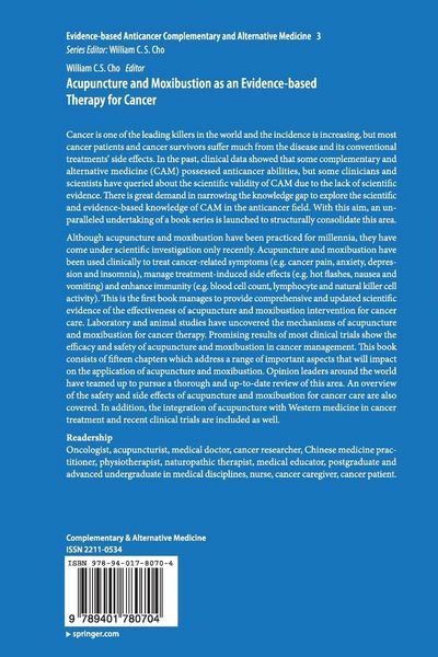 Produktbild: Acupuncture and Moxibustion as an Evidence-based Therapy for Cancer