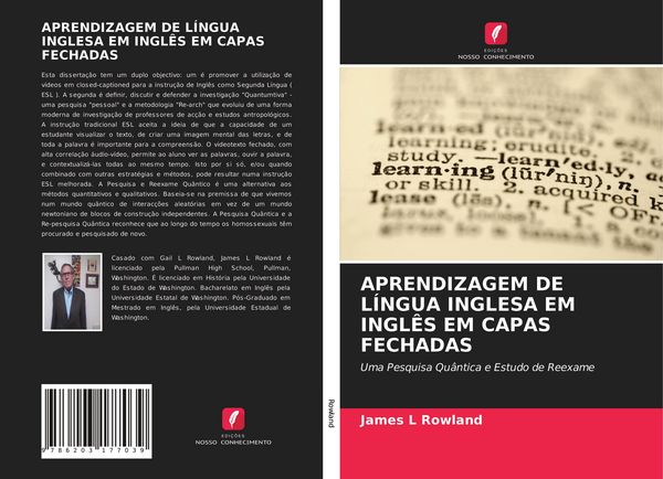Produktbild: APRENDIZAGEM DE L&Iacute;NGUA INGLESA EM INGL&Ecirc;S EM CAPAS FECHADAS