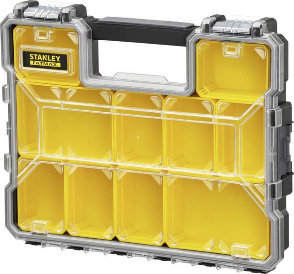 Produktbild: STANLEY 1-97-517 Universal Sortimentskoffer (L x B x H) 44.6 x 7.5 x 35.7 cm Anzahl F&auml;cher: 10 Inhalt 1 St.