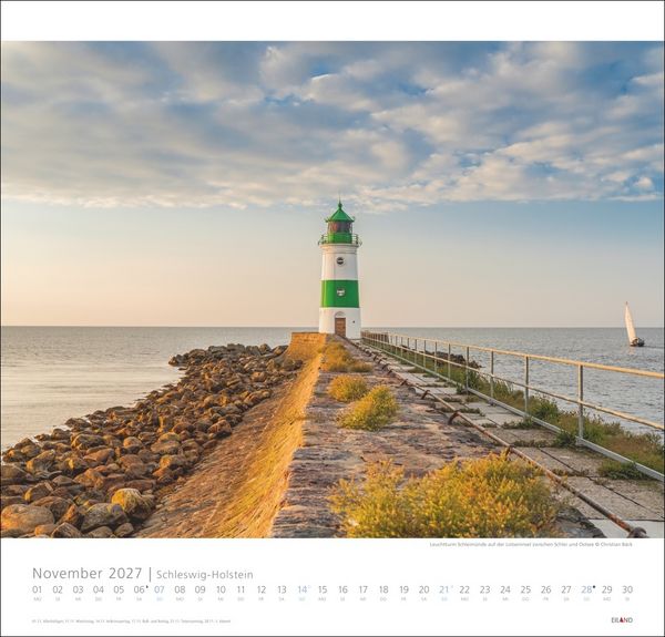 Produktbild: Schleswig-Holstein Edition Kalender 2027 - Land zwischen den Meeren