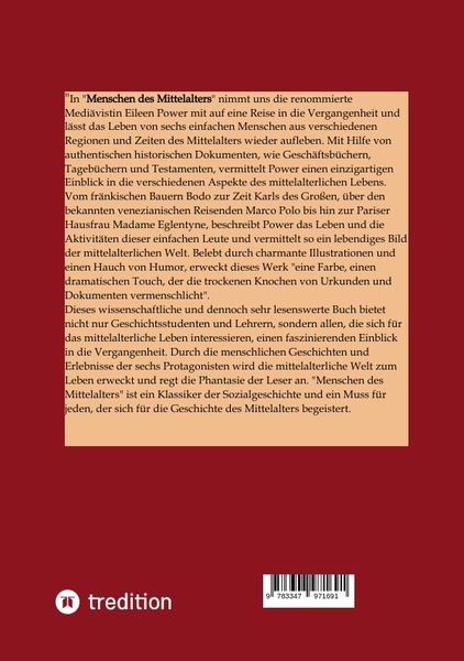 Produktbild: Menschen des Mittelalters