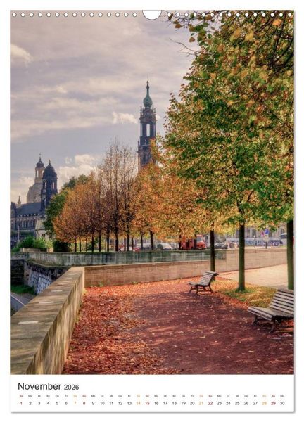 Produktbild: Highlights in Dresden (Wandkalender 2026 DIN A3 hoch), CALVENDO Monatskalender