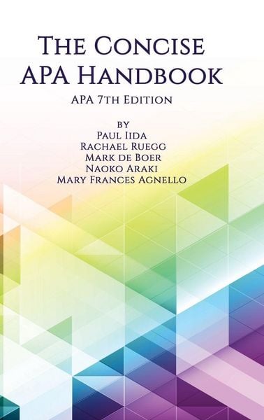 Produktbild: The Concise APA Handbook APA 7th Edition (hc)