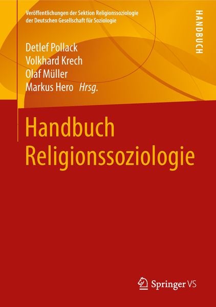 Handbuch Religionssoziologie, Gebundene Ausgabe von , Springer Fachmedien Wiesbaden GmbH, 9783531175362