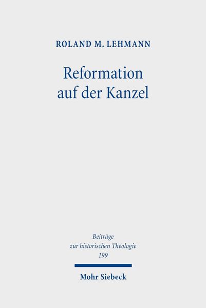 Produktbild: Reformation auf der Kanzel