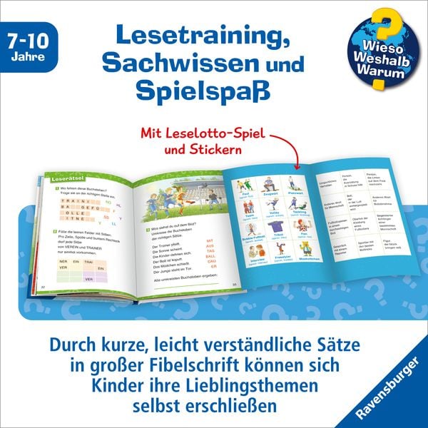 Produktbild: Wieso? Weshalb? Warum? Erstleser, Band 7 - Fu&szlig;ball