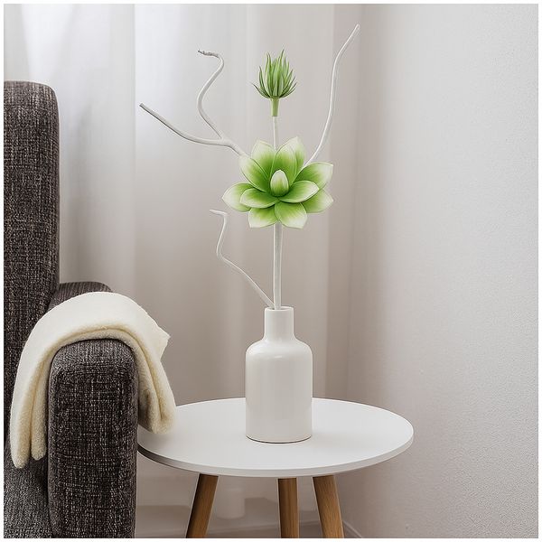 formano Blütenzweig 54 cm weiß grün Blütenzweig 54 cm weiß grün
