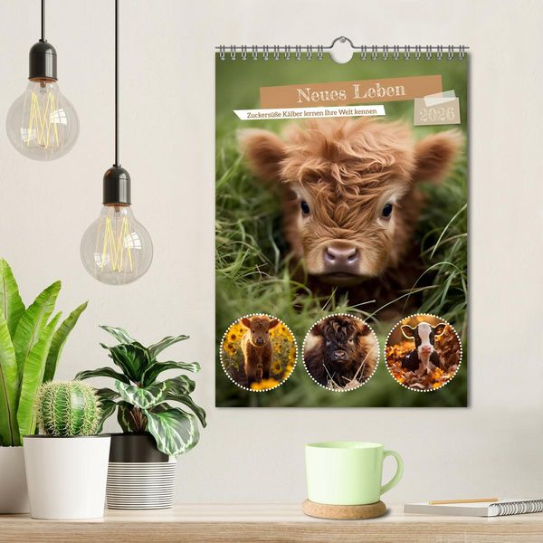 Produktbild: Neues Leben (Wandkalender 2026 DIN A4 hoch), CALVENDO Monatskalender