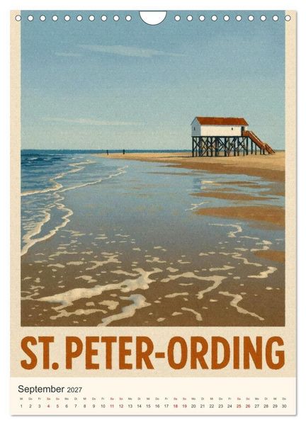 Produktbild: Norddeutsche Kleinode - City Poster (Wandkalender 2027 DIN A4 hoch), CALVENDO Monatskalender