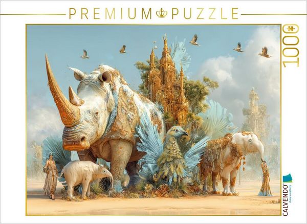 Produktbild: CALVENDO Puzzle Tierparadies | 1000 Teile Lege-Gr&ouml;&szlig;e 64x48cm Foto-Puzzle f&uuml;r gl&uuml;ckliche Stunden