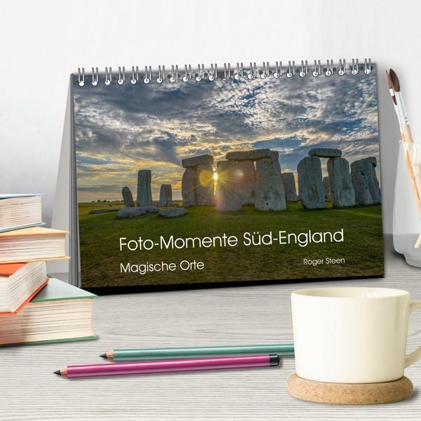 Produktbild: Foto-Momente S&uuml;d-England - Magische Orte (Tischkalender 2026 DIN A5 quer), CALVENDO Monatskalender