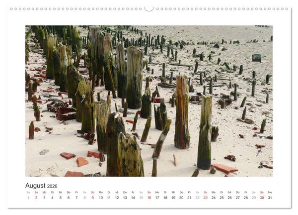 Produktbild: Wangerooge. Der Charme des Ostanlegers (Wandkalender 2026 DIN A2 quer), CALVENDO Monatskalender