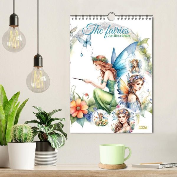 Produktbild: The fairies (Wall Calendar 2026 DIN A4 portrait), CALVENDO 12 Month Wall Calendar