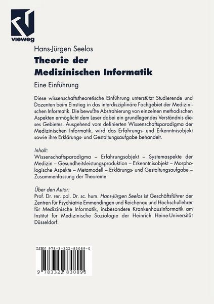 Produktbild: Theorie der Medizinischen Informatik