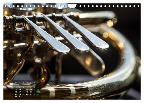 Produktbild: Das Horn, ein herrliches Instrument (Wandkalender 2026 DIN A4 quer), CALVENDO Monatskalender