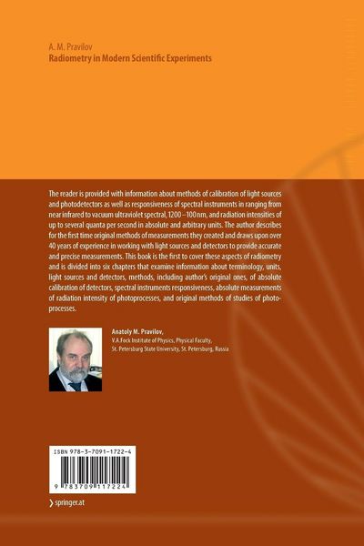 Produktbild: Radiometry in Modern Scientific Experiments